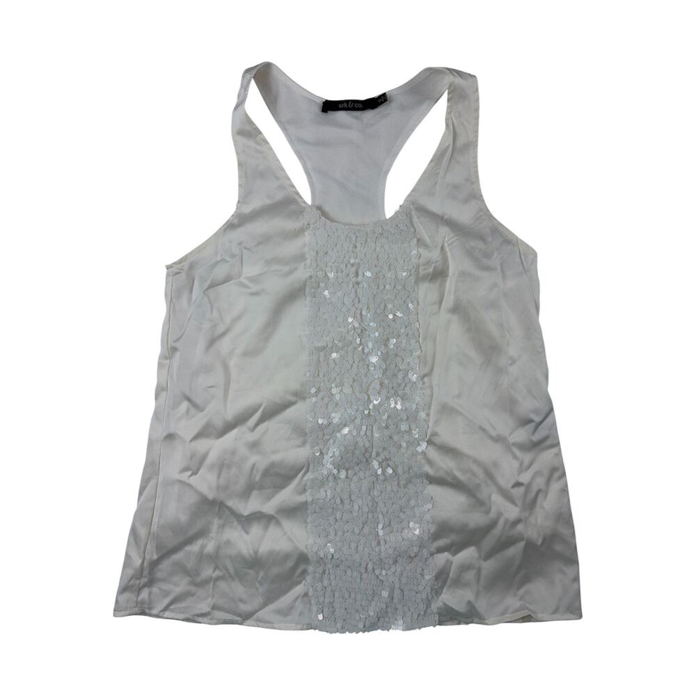 Ark & Co Cream with Sequin Tank S